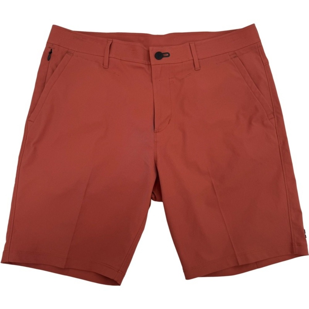 PUBLIC REC 32 Work to Play Shorts Orange Technical Stretch Golf Chino Commuter
